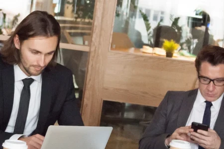 two lawyers looking for hernia mesh information