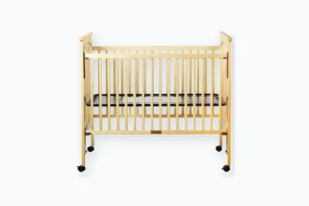 Drop Side Crib with External Plastic Hardware