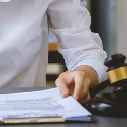 A lawyer reading up on Bench Warrants