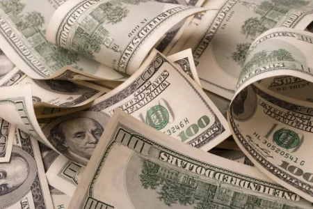 A stack of money