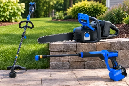 Kobalt tools on green grass