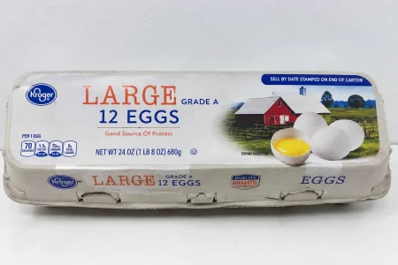A dozen large Kroger Eggs