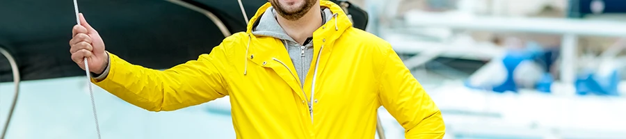 A man wearing layers of clothing for cold weather