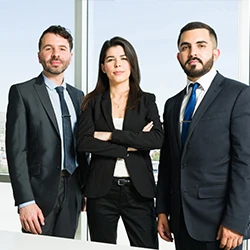 A group of lawyers wearing a professional attire