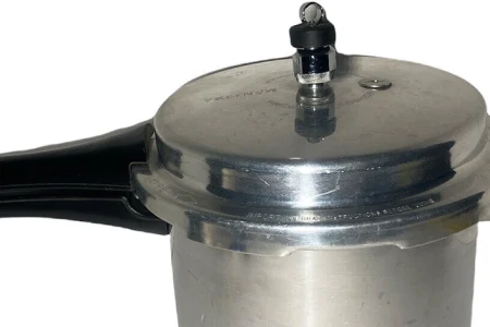 A close up shot of Manttra Pressure Cooker