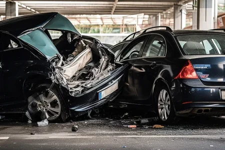 A car accident that can cause brain injuries
