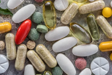 A top view of scattered PremierZEN supplements