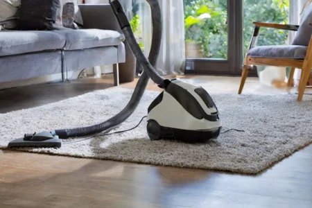 Rainbow SRX Vacuum displayed in the living room