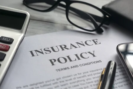 An insurance policy documents