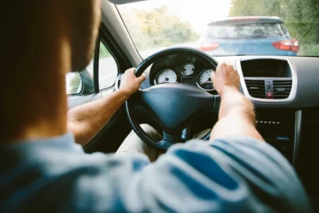 A point of view of a driver