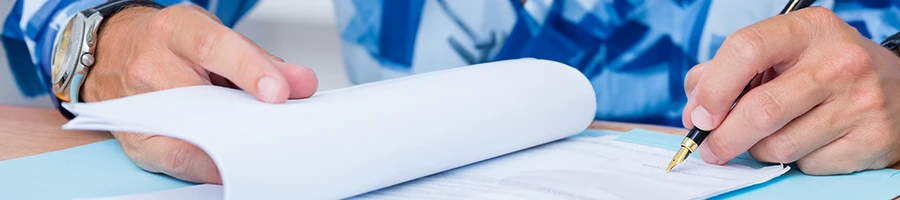 A person filing an insurance claim