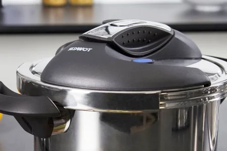 A close up shot of Tower Pressure Cooker in the kitchen