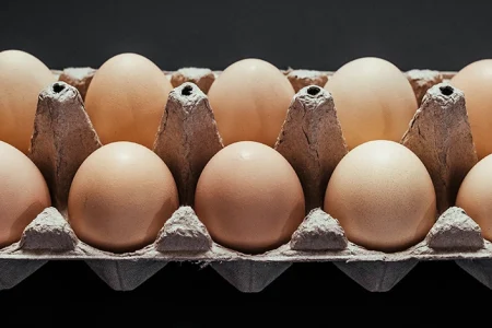 Eggs in a tray from Vital Farms