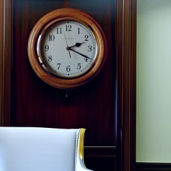 Clock on a wall to represent when you can file a hernia mesh lawsuit