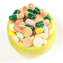 pills in a bowl
