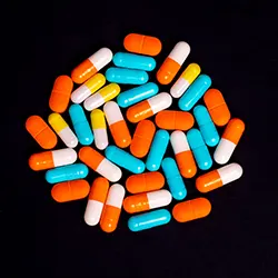 stack of capsules