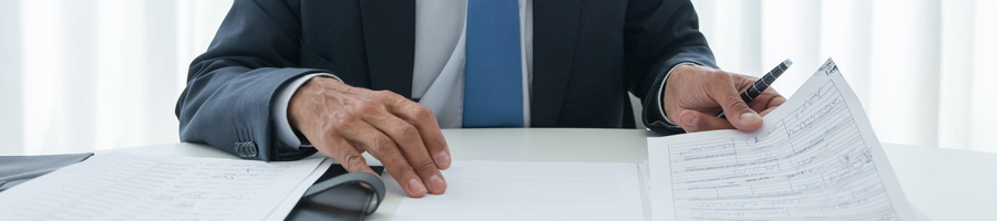 person signing documents