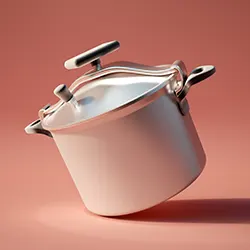 pressure cooker 3d model