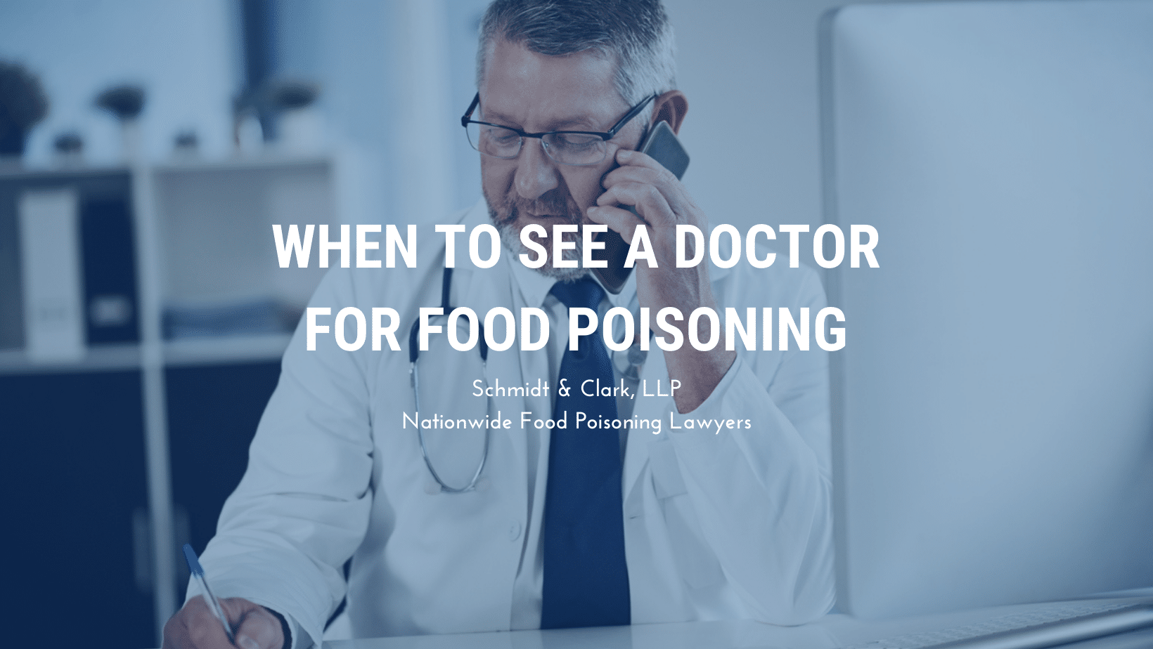 when to see a doctor food poisoning